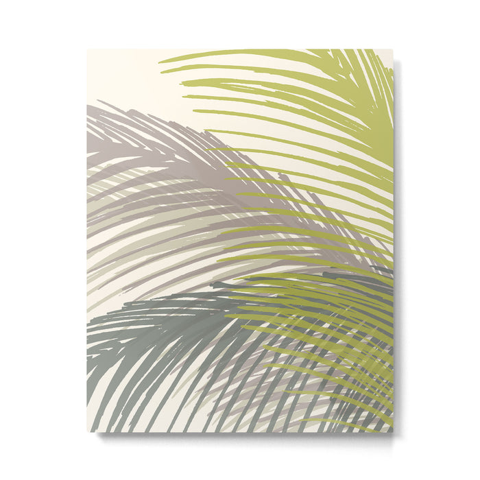 Abstract Palm Tree Metal Print Gallery Image 1