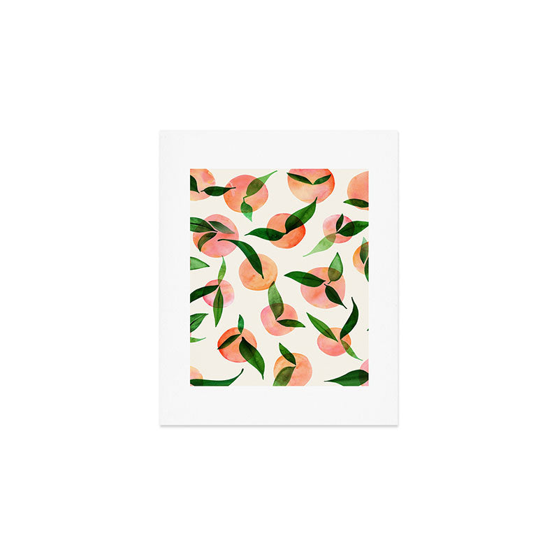 Abstract Summer Fruit Pattern Art Print Gallery Image 1