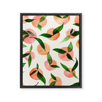 Abstract Summer Fruit Pattern Framed Canvas Print Gallery Image 8