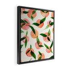 Abstract Summer Fruit Pattern Framed Canvas Print Gallery Image 2