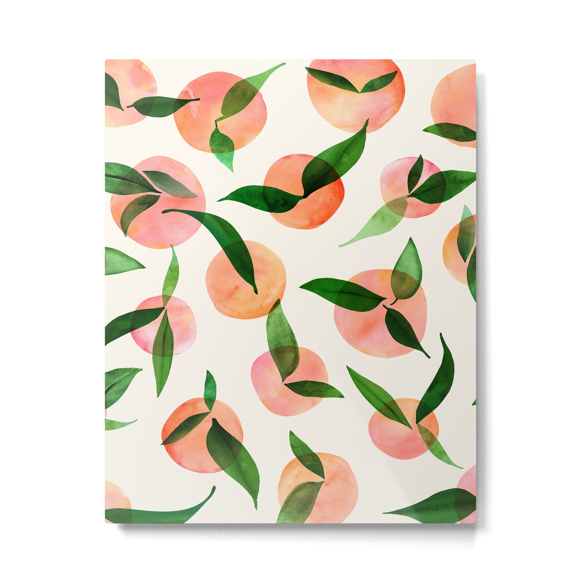 Abstract Summer Fruit Pattern Metal Print Gallery Image 6