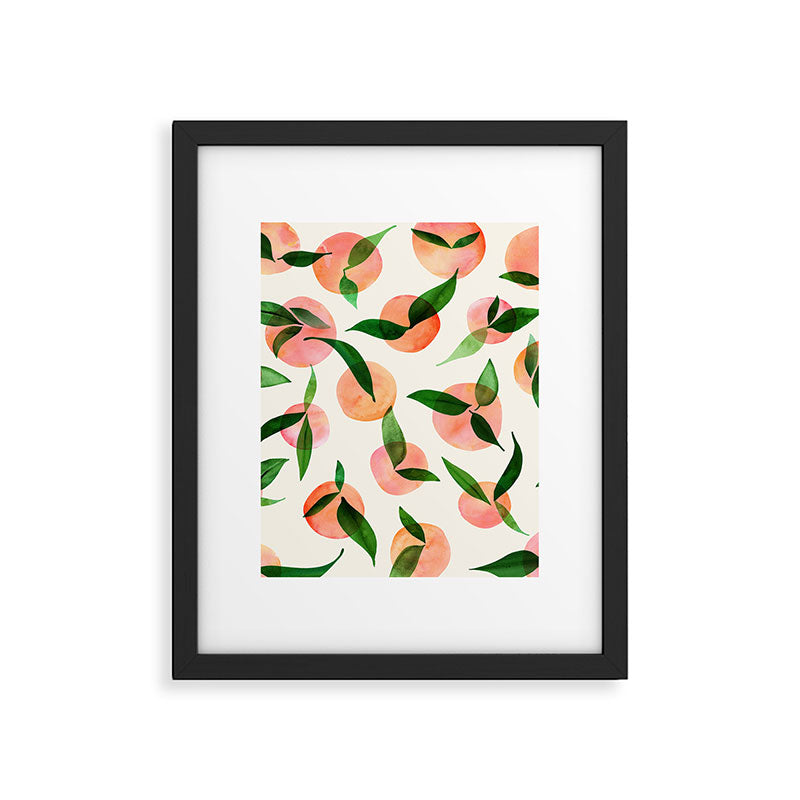 Abstract Summer Fruit Pattern Framed Art Print Gallery Image 6