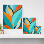 Abstract Tropical Foliage Canvas Print Gallery Image 3