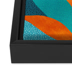 Abstract Tropical Foliage Framed Canvas Print Gallery Image 3
