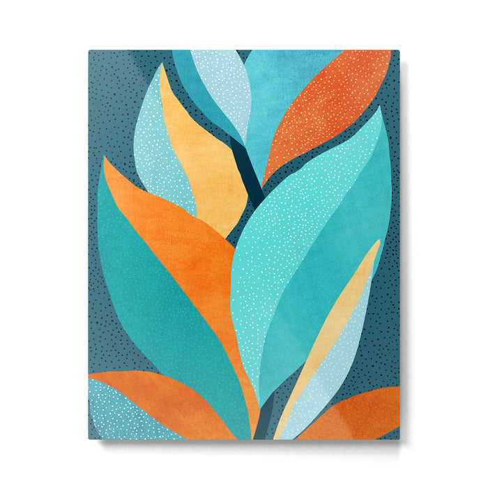 Abstract Tropical Foliage Metal Print Gallery Image 1