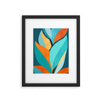 Abstract Tropical Foliage Framed Art Print Gallery Image 5