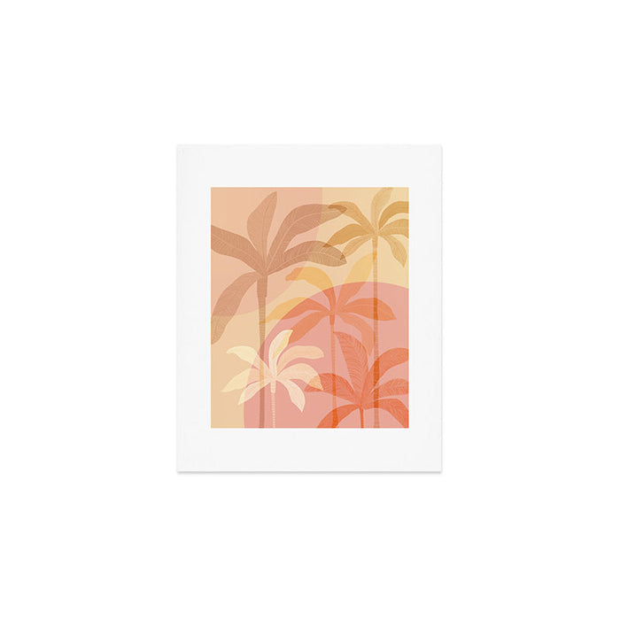 Abstract Tropical Landscape Art Print Gallery Image 1