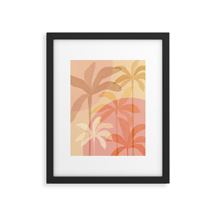 Abstract Tropical Landscape Framed Art Print Gallery Image 1