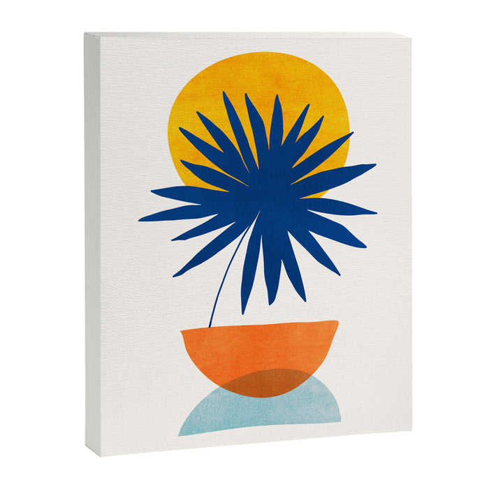 Abstract Tropical Sunset / Mid Century Series Canvas Print Gallery Image 1