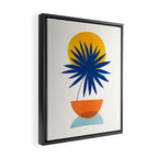 Abstract Tropical Sunset / Mid Century Series Framed Canvas Print Gallery Image 2