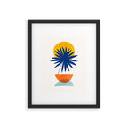 Abstract Tropical Sunset / Mid Century Series Framed Art Print Gallery Image 5