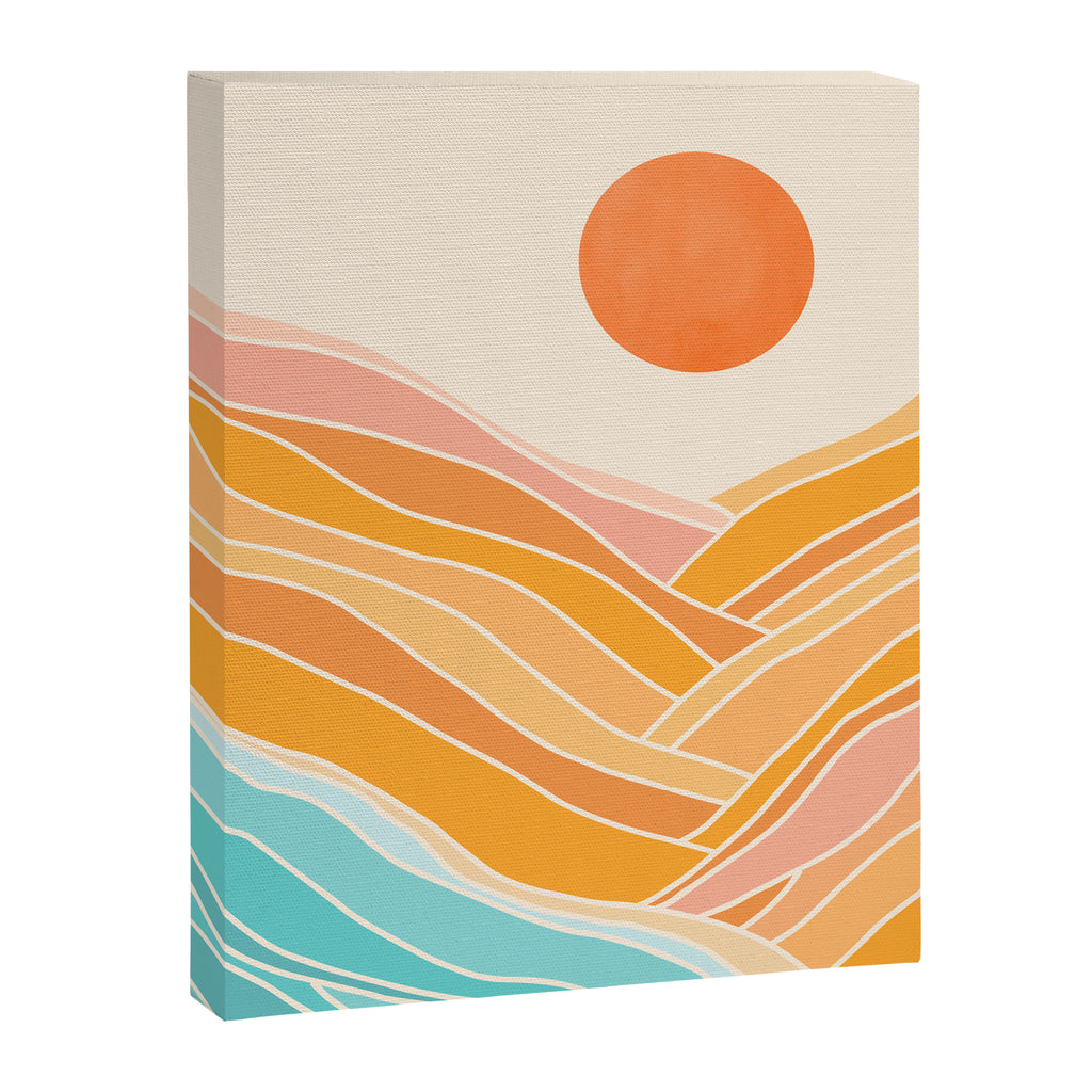 Adventure On The Horizon Abstract Landscape Canvas Print Gallery Image 8