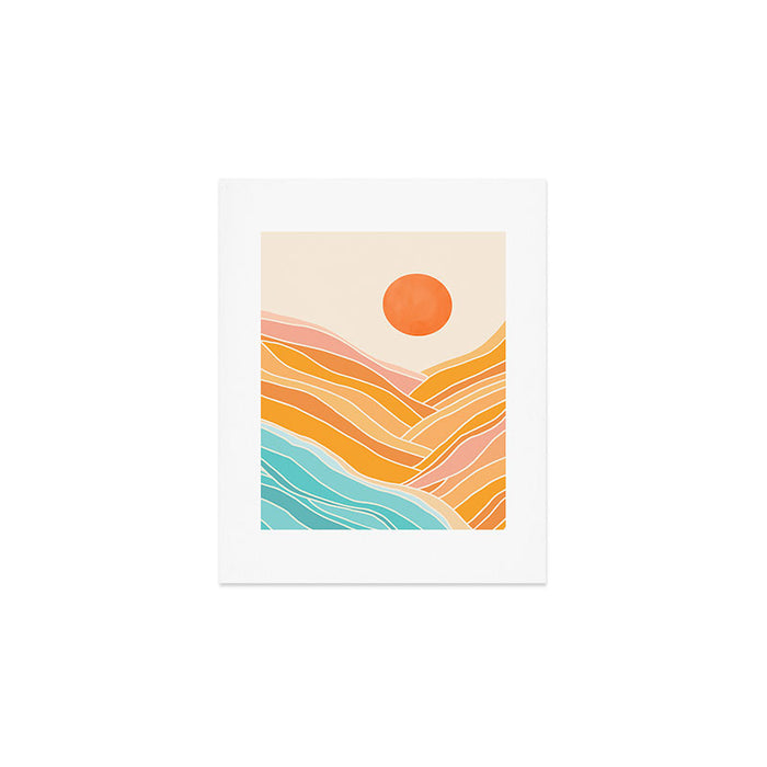 Adventure On The Horizon Abstract Landscape Art Print Gallery Image 1