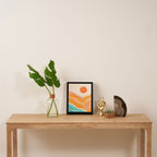 Adventure On The Horizon Abstract Landscape Framed Canvas Print Gallery Image 4