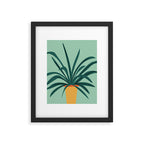 Aloe Love Houseplant Illustration  Framed Art Print Gallery Image 5