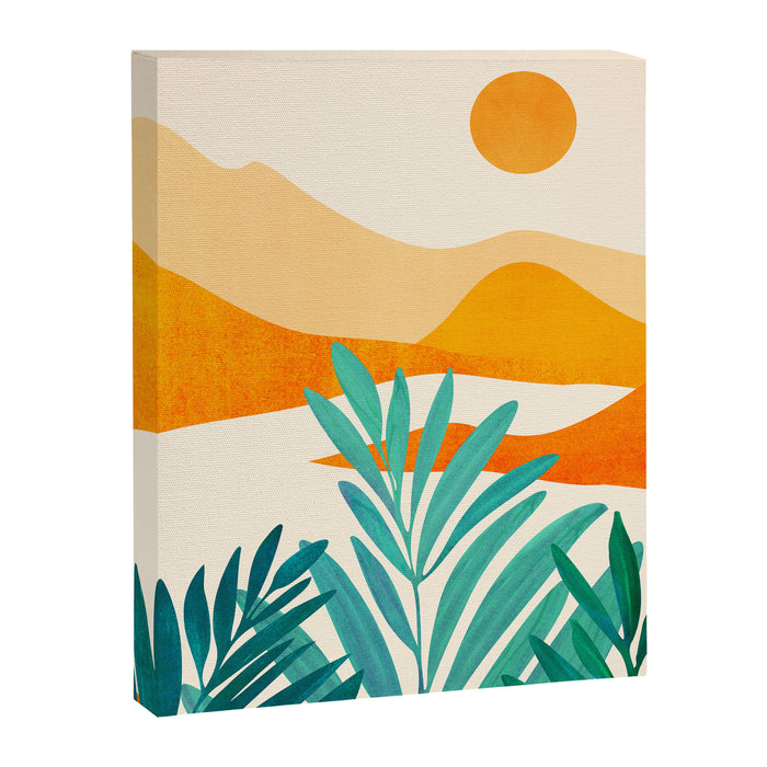 Alpine Sunset Abstract Landscape Series Canvas Print Gallery Image 1