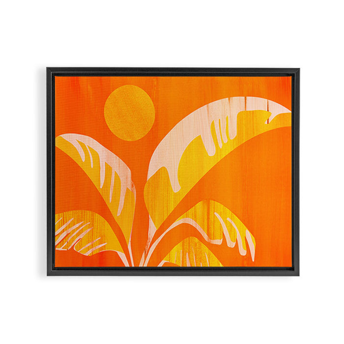 August Afternoons  Abstract Landscape Framed Canvas Print Gallery Image 1