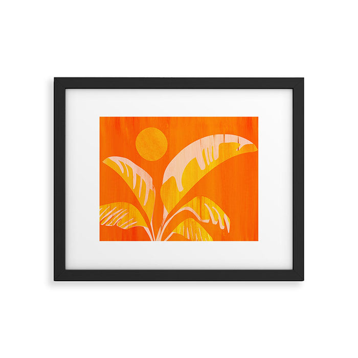 August Afternoons  Abstract Landscape Framed Art Print Gallery Image 1