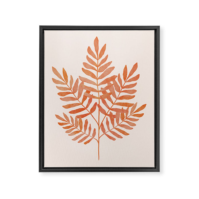 Autumn Leaf Framed Canvas Print Gallery Image 8