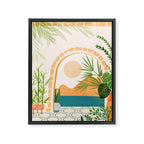 Baja California Villa Landscape Framed Canvas Print Gallery Image 6