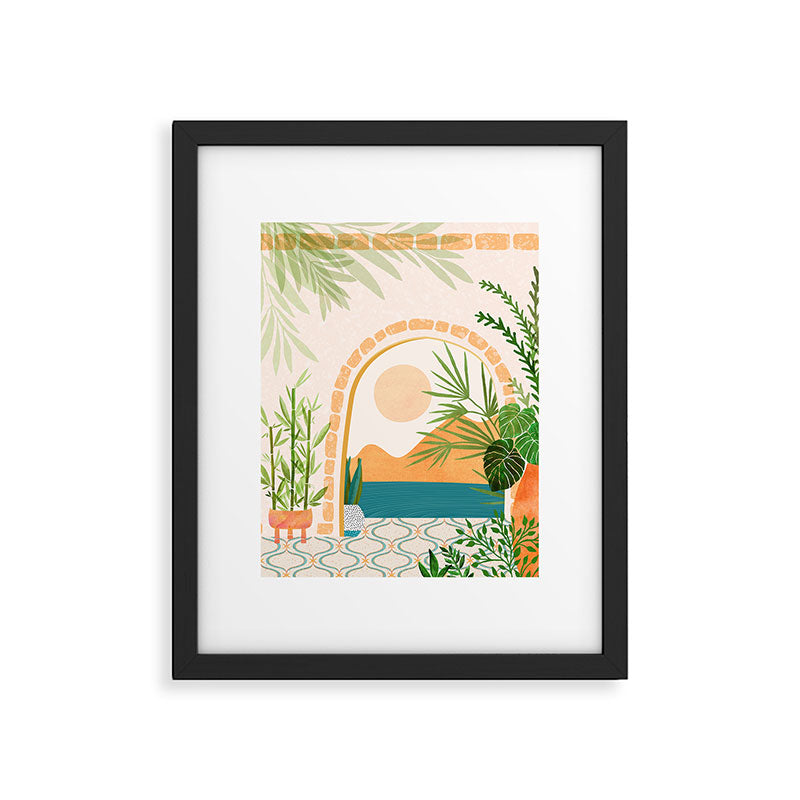 Baja California Villa Landscape Framed Art Print Gallery Image 5