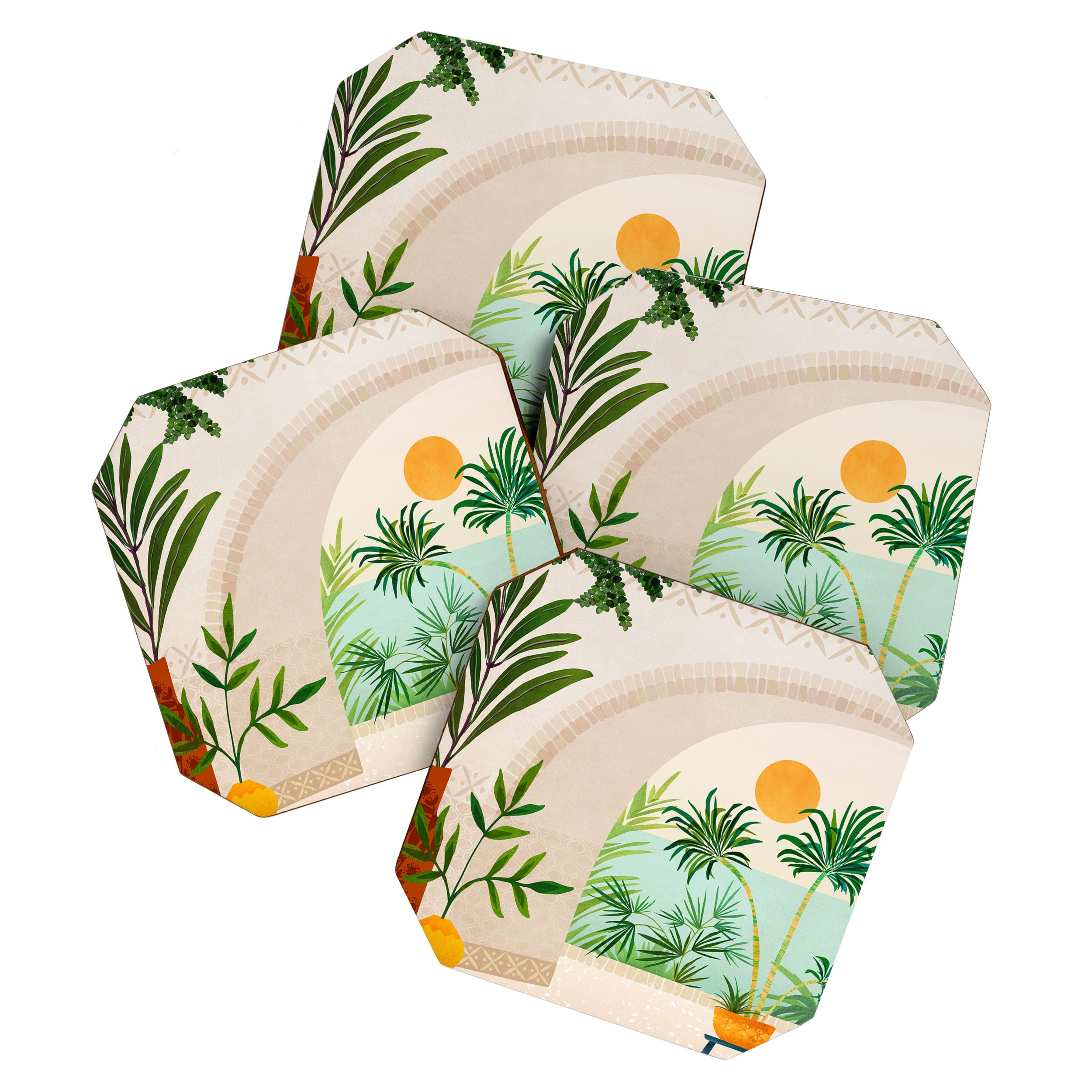 Baja Seaside Landscape Coaster Gallery Image 1