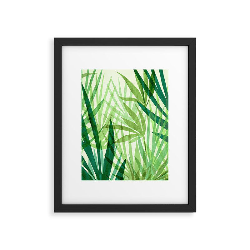 Bali Forest / Abstract Tropical Series Framed Art Print Gallery Image 6