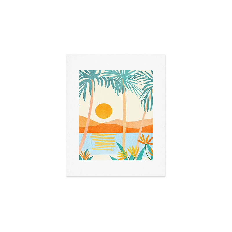 Bali Sunset Art Print Gallery Image 1