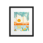 Bali Sunset Framed Art Print Gallery Image 4