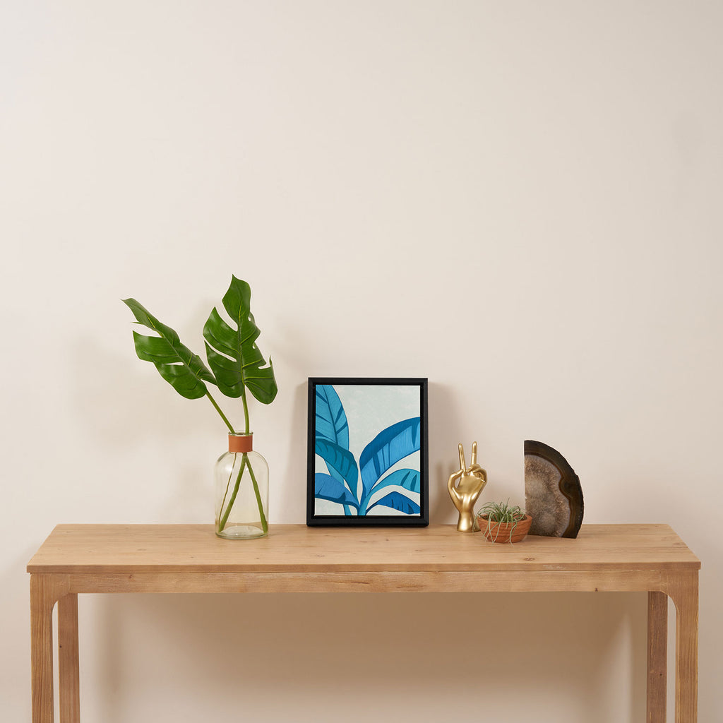 Banana Tree Blues Framed Canvas Print Gallery Image 4