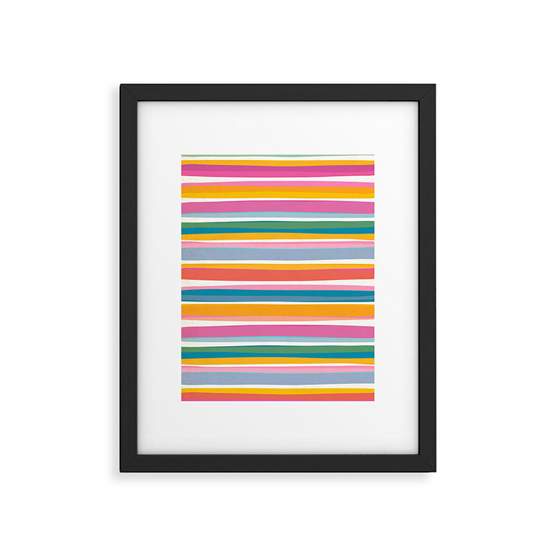 Beach Dreams Stripe Line Art Framed Art Print Gallery Image 6