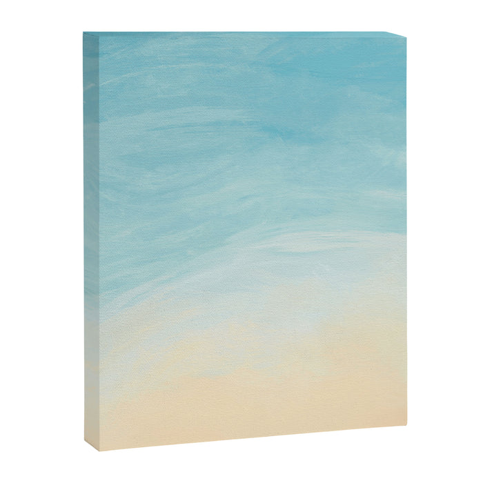 Beach View Abstract  Canvas Print Gallery Image 1