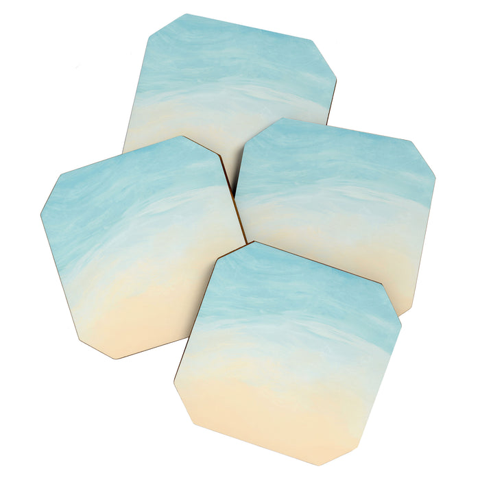 Beach View Abstract  Coaster Gallery Image 1