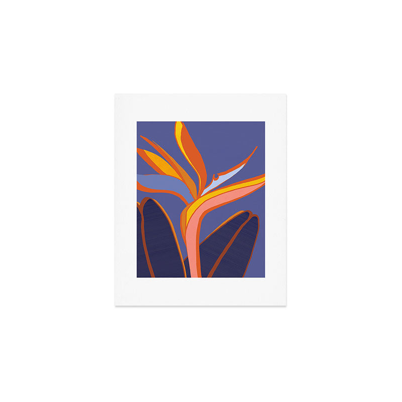Bird Of Paradise Tropical Flower Art Print Gallery Image 1