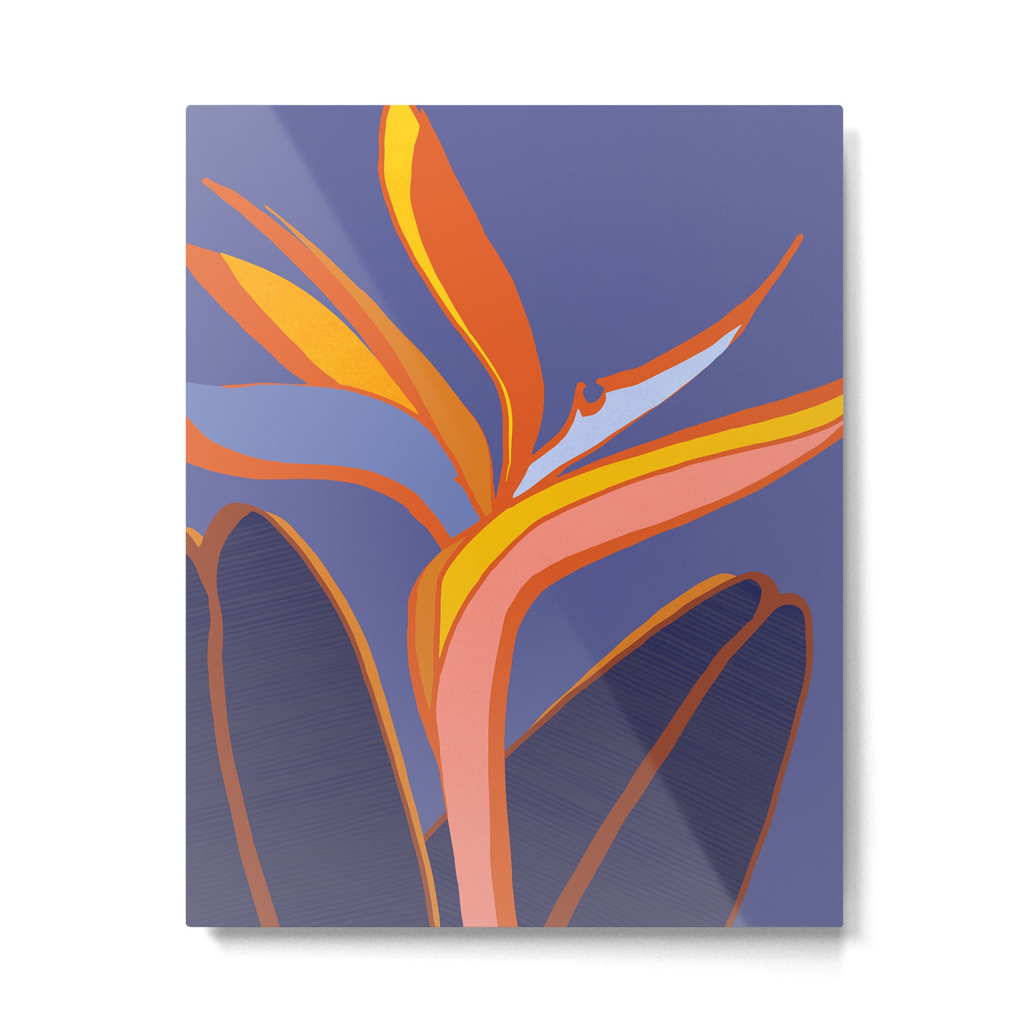 Bird Of Paradise Tropical Flower Metal Print Gallery Image 4
