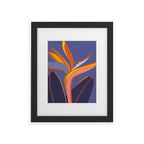 Bird Of Paradise Tropical Flower Framed Art Print Gallery Image 4