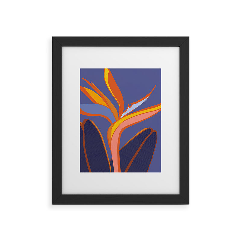 Bird Of Paradise Tropical Flower Framed Art Print Gallery Image 4
