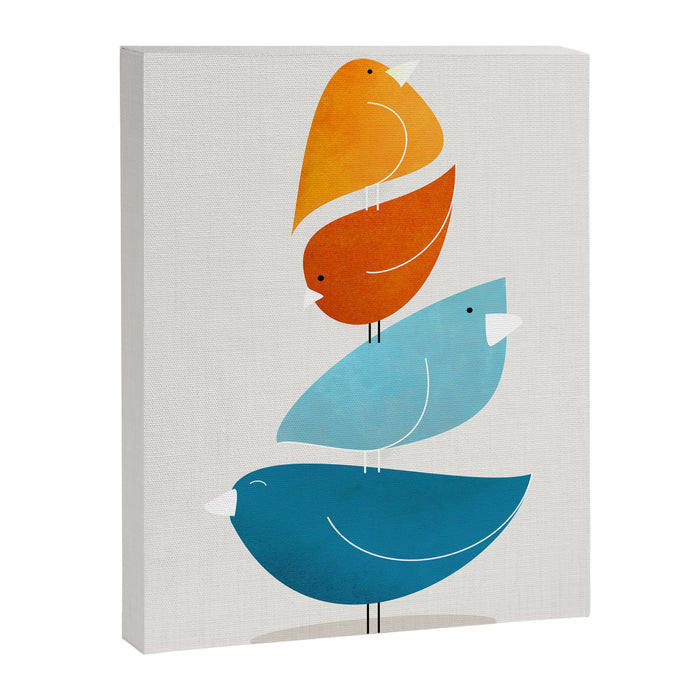 Bird Stack 4 Canvas Print Gallery Image 1