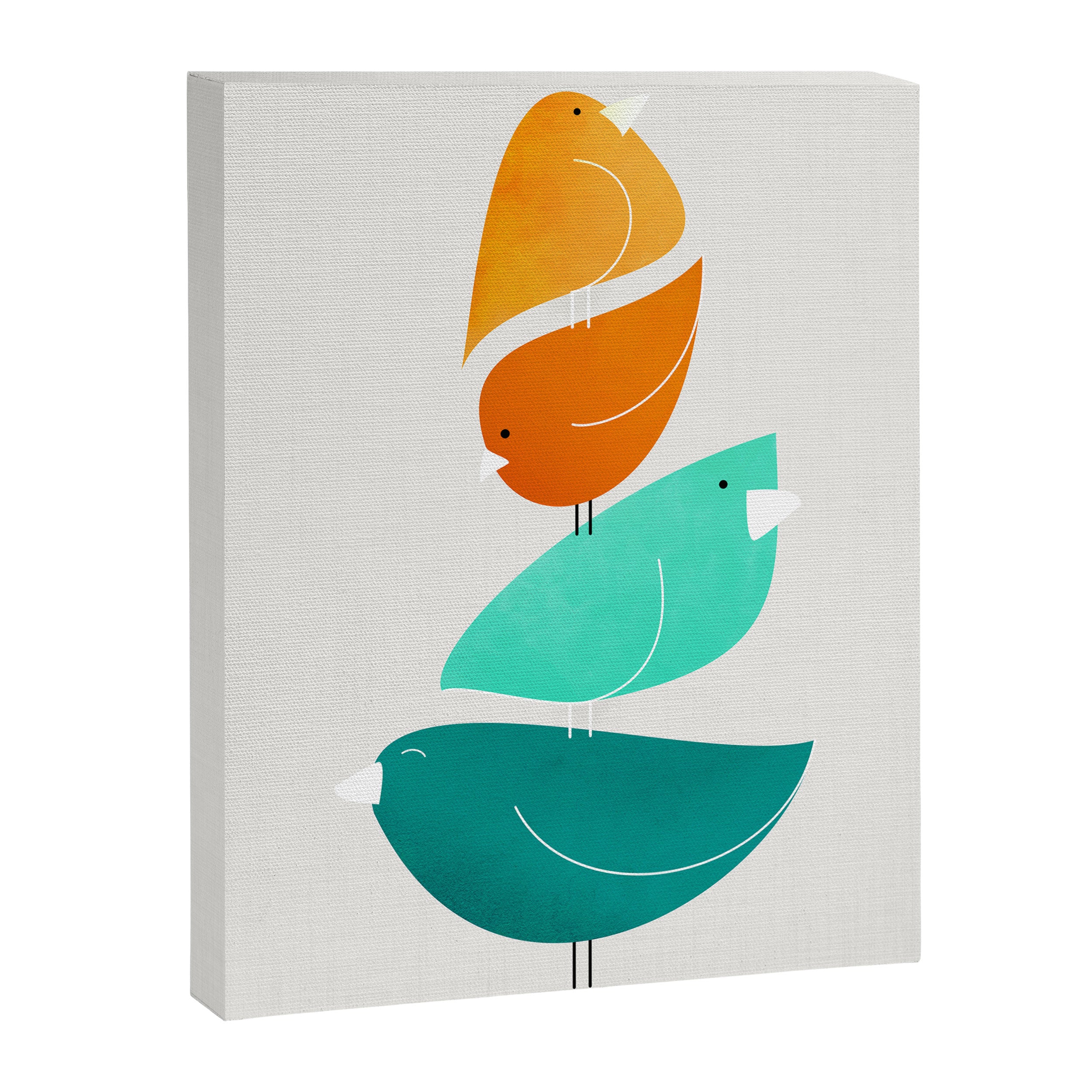 Bird Stack II Canvas Print Gallery Image 6