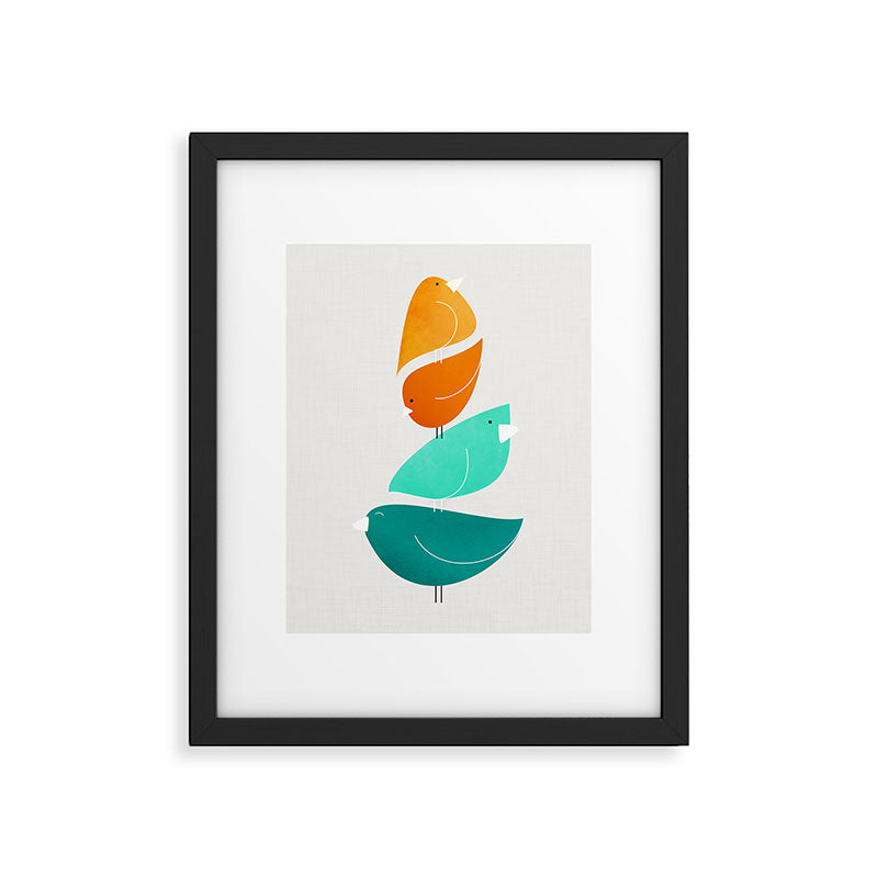 Bird Stack II Framed Art Print Gallery Image 4