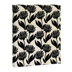 Black Botanical Floral Silhouette  Canvas Print Gallery Image 8