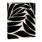 Black Seagrass Shapes Drawing Canvas Print Gallery Image 8