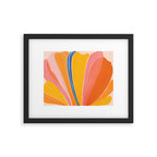Bloom Abstract Floral Framed Art Print Gallery Image 4