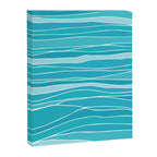 Blue Ocean Waves Canvas Print Gallery Image 6