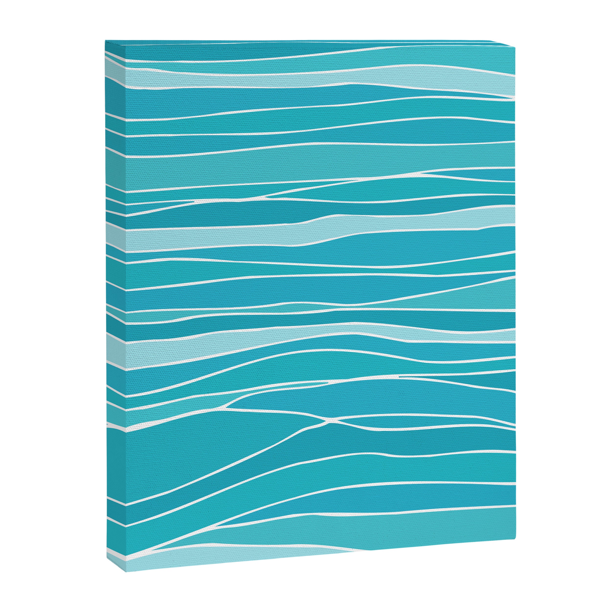Blue Ocean Waves Canvas Print Gallery Image 6