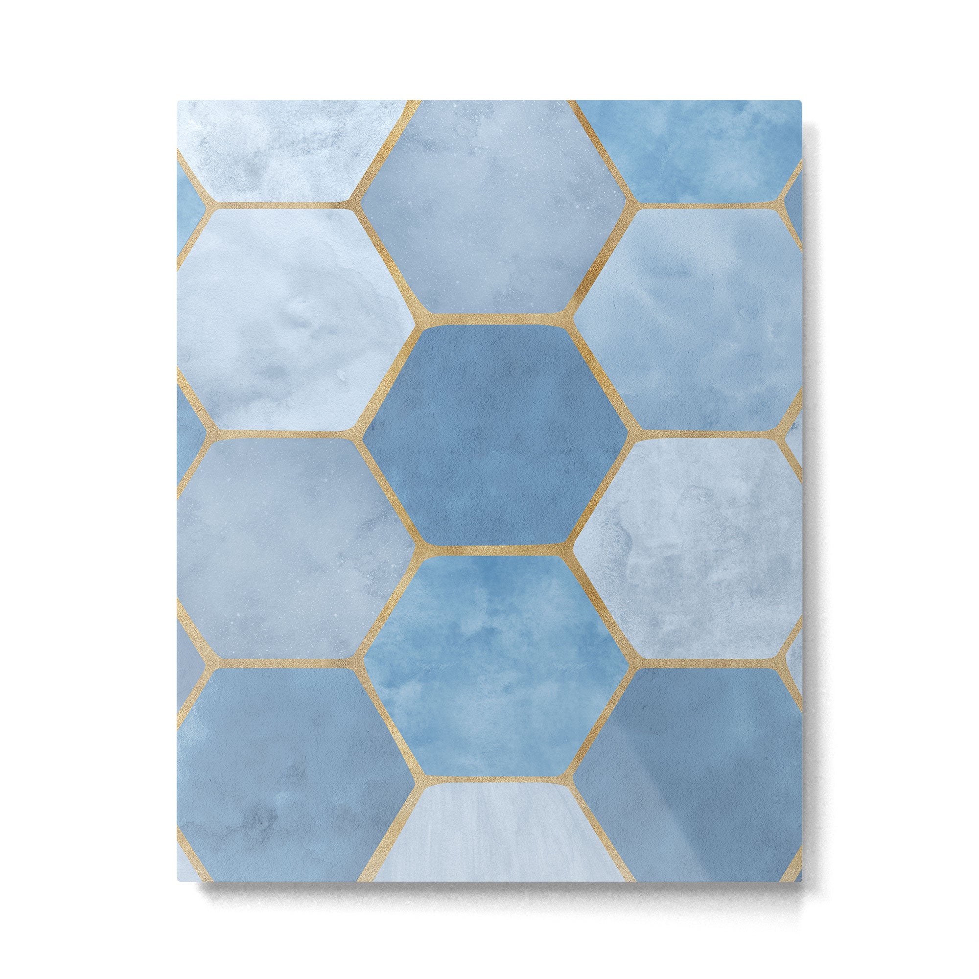 Blue Stone Coastal Design Metal Print Gallery Image 6