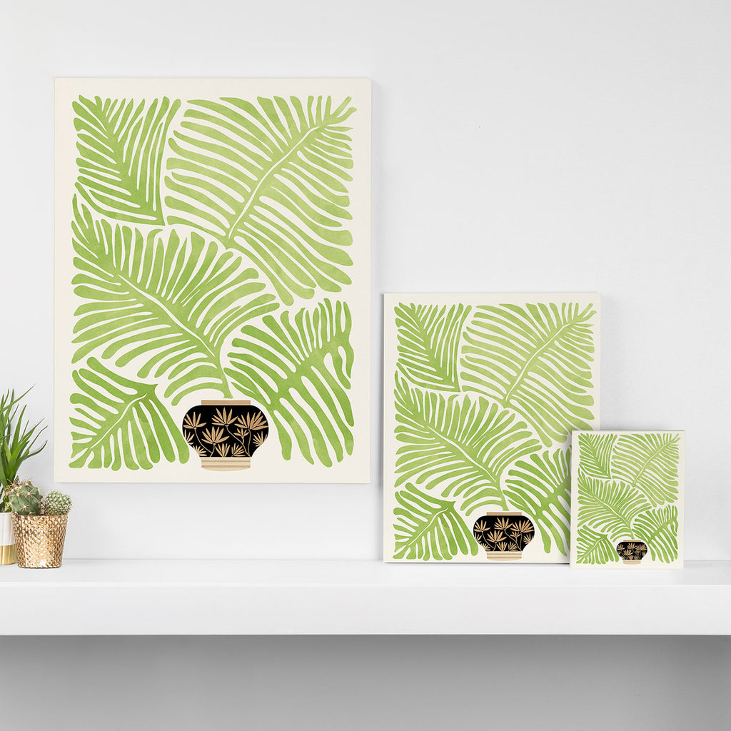 Bohemian Fern Canvas Print Gallery Image 3