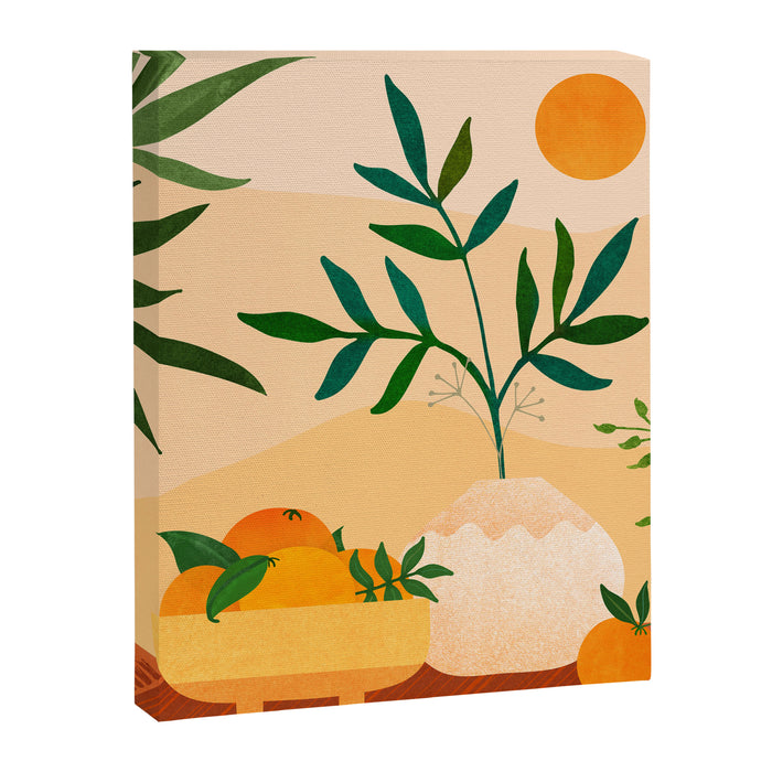 Bohemian Summer / Landscape Illustration Canvas Print Gallery Image 1