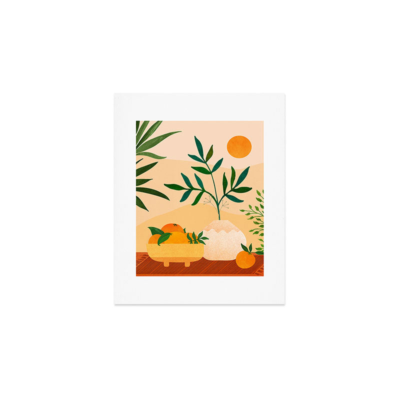 Bohemian Summer / Landscape Illustration Art Print Gallery Image 1