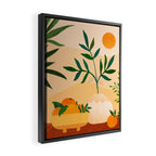 Bohemian Summer / Landscape Illustration Framed Canvas Print Gallery Image 2